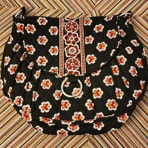 Vera Bradley Pirouette Saddle Up Shoulder Bag Purse Excellent Condition